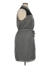DKNYC 100% Polyester Houndstooth Gray Casual Dress Size XL - photo 4