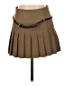 Zara Solid Brown Casual Skirt Size XS - photo 1