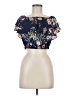 Pink Owl 100% Polyester Blue Sleeveless Blouse Size M - photo 1