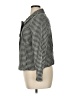 Cato 100% Acrylic Houndstooth Gray Jacket Size 14 - photo 5