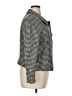 Cato 100% Acrylic Houndstooth Gray Jacket Size 14 - photo 4