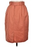 PS ILLUSTRATIONS Solid Orange Casual Skirt Size 8 - photo 2