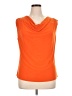 PASSPORTS Orange Sleeveless Blouse Size XL - photo 1