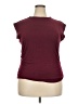 SO Burgundy Short Sleeve Top Size 2X - photo 1