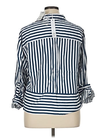 Jane and Delancey 3/4 Sleeve Button-Down Shirt (view 2)