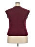 SO Burgundy Short Sleeve Top Size 2X - photo 2