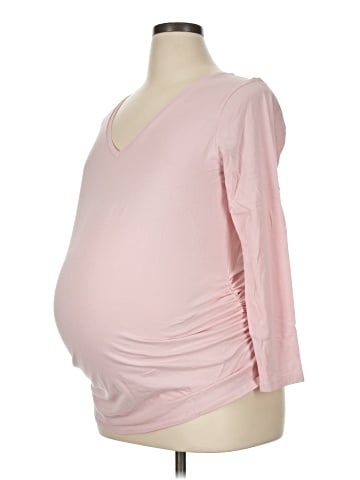 Old Navy - Maternity 3/4 Sleeve T-Shirt (view 1)