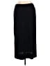 Unbranded Solid Black Casual Skirt Size L - photo 2