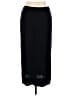 Unbranded Solid Black Casual Skirt Size L - photo 1