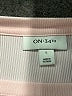 On 34th Pink Short Sleeve Top Size L - photo 7