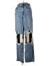 American Eagle Outfitters Color Block Blue Jeans Size 6 - photo 1