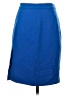 J.Crew 100% Polyester Solid Blue Formal Skirt Size 0 (petite) - photo 2