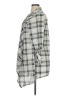 New York Laundry 100% Polyester Plaid Silver 3/4 Sleeve Blouse Size 1X - photo 5