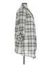 New York Laundry 100% Polyester Plaid Silver 3/4 Sleeve Blouse Size 1X - photo 4