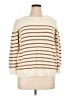 Talbots Stripes Ivory Pullover Sweater Size 1X Petite - photo 1