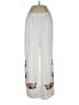 Curations 100% Viscose Floral Ivory Casual Pants Size L - photo 1