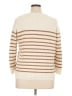 Talbots Stripes Ivory Pullover Sweater Size 1X Petite - photo 2