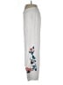 Curations 100% Viscose Floral Ivory Casual Pants Size L - photo 5