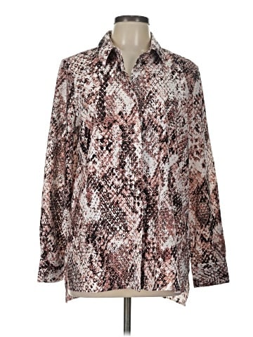 Ellen Tracy Long Sleeve Blouse (view 1)