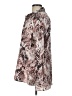Ellen Tracy 100% Polyester Animal Print Silver Long Sleeve Blouse Size L - photo 5