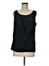 Ann Taylor LOFT Outlet 100% Polyester Black Sleeveless Blouse Size M - photo 1