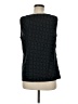 Ann Taylor LOFT Outlet 100% Polyester Black Sleeveless Blouse Size M - photo 2