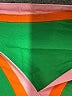 Unbranded Color Block Green Short Sleeve Blouse Size M (estimated) - photo 7