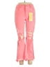 Risen Color Block Pink Jeans Size 11 - photo 1