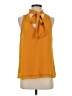 Adrienne Vittadini 100% Polyester Yellow Tank Top Size S - photo 1