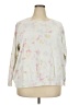 Old Navy Floral White Sweatshirt Size XXL - photo 1