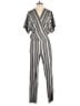 Maje Stripes Gray Jumpsuit Size Sm (1) - photo 1