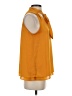 Adrienne Vittadini 100% Polyester Yellow Tank Top Size S - photo 4