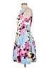 Neiman Marcus Graphic Blue Cocktail Dress Size 10 - photo 5