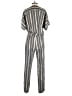 Maje Stripes Gray Jumpsuit Size Sm (1) - photo 2