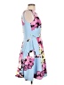 Neiman Marcus Graphic Blue Cocktail Dress Size 10 - photo 4