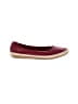 Clarks 100% Leather Burgundy Flats Size 8 (wide) - photo 1