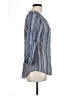 Fred David Blue 3/4 Sleeve Blouse Size L - photo 4