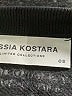 Vassia Kostara Solid Black Pullover Sweater One size - photo 7