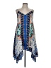 Lucky & Coco 100% Polyester Paisley Blue Casual Dress Size S - photo 1