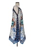 Lucky & Coco 100% Polyester Paisley Blue Casual Dress Size S - photo 4