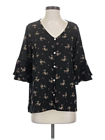 Chris & Carol 3/4 Sleeve Blouse (view 1)