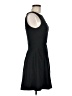 oasis Solid Black Cocktail Dress Size 8 - photo 4