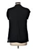One September Black Short Sleeve Top Size L - photo 2