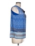 Liz Claiborne 100% Polyester Blue Sleeveless Blouse Size L (petite) - photo 4