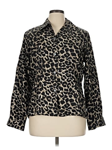 Doncaster Collection Long Sleeve Button-Down Shirt (view 1)
