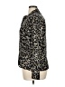 Doncaster Collection Animal Print Black Long Sleeve Button-Down Shirt Size 14 - photo 5