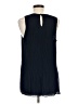 Zara Basic 100% Polyester Blue Sleeveless Blouse Size M - photo 2