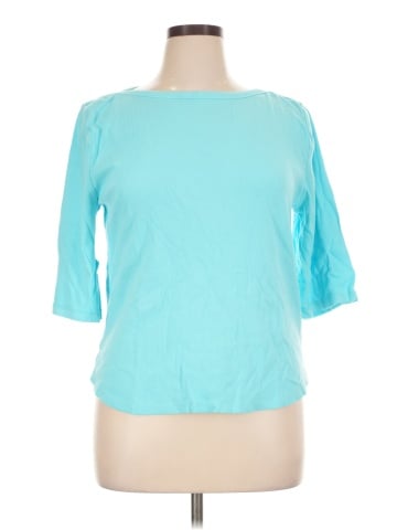 Talbots 3/4 Sleeve T-Shirt (view 1)