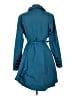 Steve Madden 100% Polyester Teal Trenchcoat Size L - photo 2