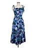 J.Crew Tropical Blue Cocktail Dress Size M - photo 1